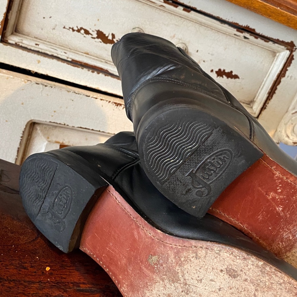 Justin Men's Kipskin Roper Western Boots - Picture 13 of 15